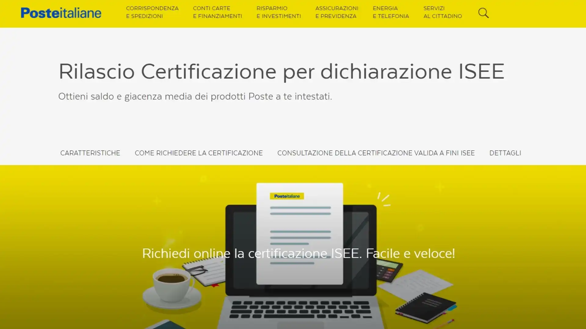 Poste Italiane: anche in Molise online i dati 2021 per richiedere l’Isee.